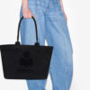 Yenky Zipped bomuldslogo-tote bag