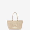Yenky Zipped taske i falmet bomuld med logo Yenky Zipped taske i falmet bomuld med logo