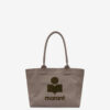 Yenky Zipped taske i falmet bomuld med logo Yenky Zipped taske i falmet bomuld med logo