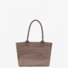Yenky Zipped taske i falmet bomuld med logo Yenky Zipped taske i falmet bomuld med logo