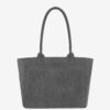 Yenky Zipped taske i falmet bomuld med logo Yenky Zipped taske i falmet bomuld med logo