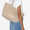 Yenky Zipped taske i falmet bomuld med logo Yenky Zipped taske i falmet bomuld med logo