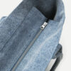 Yenky Zipped vasket bomuldstote med logo Yenky Zipped vasket bomuldstote med logo