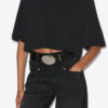 Zaely kort bomulds-T-shirt