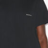 Zafferh kortærmet ensfarvet bomulds-T-shirt