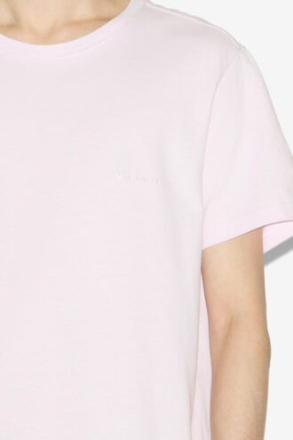 Zafferh kortærmet ensfarvet bomulds-T-shirt