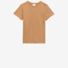 Zafferh kortærmet ensfarvet bomulds-T-shirt