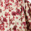 Zarga kort top i stretch-silke med print