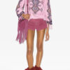 Zelda broderet Matka silke bluse