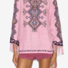 Zelda broderet Matka silke bluse