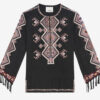 Zelda broderet Matka silke bluse