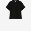 Zelitos ensfarvet bomulds-T-shirt med skulderpuder Zelitos ensfarvet bomulds-T-shirt med skulderpuder