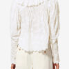 Zelly Frilly Floral bomulds- og silketop