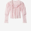 Zelly Frilly Floral bomulds- og silketop