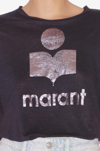 Zewel Linned T-shirt med logo