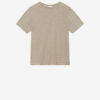 Zewel stribet T-shirt i bomuld og hør