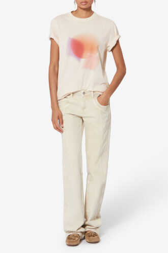 Zewel T-shirt i bomuld med print