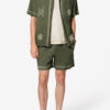 Zilan broderede bomuldsgaze-shorts Zilan broderede bomuldsgaze-shorts