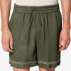 Zilan broderede bomuldsgaze-shorts Zilan broderede bomuldsgaze-shorts