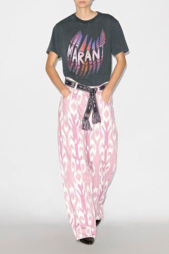 Zoeline bomulds-T-shirt med logo