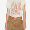 Zoeline bomulds-T-shirt med logo